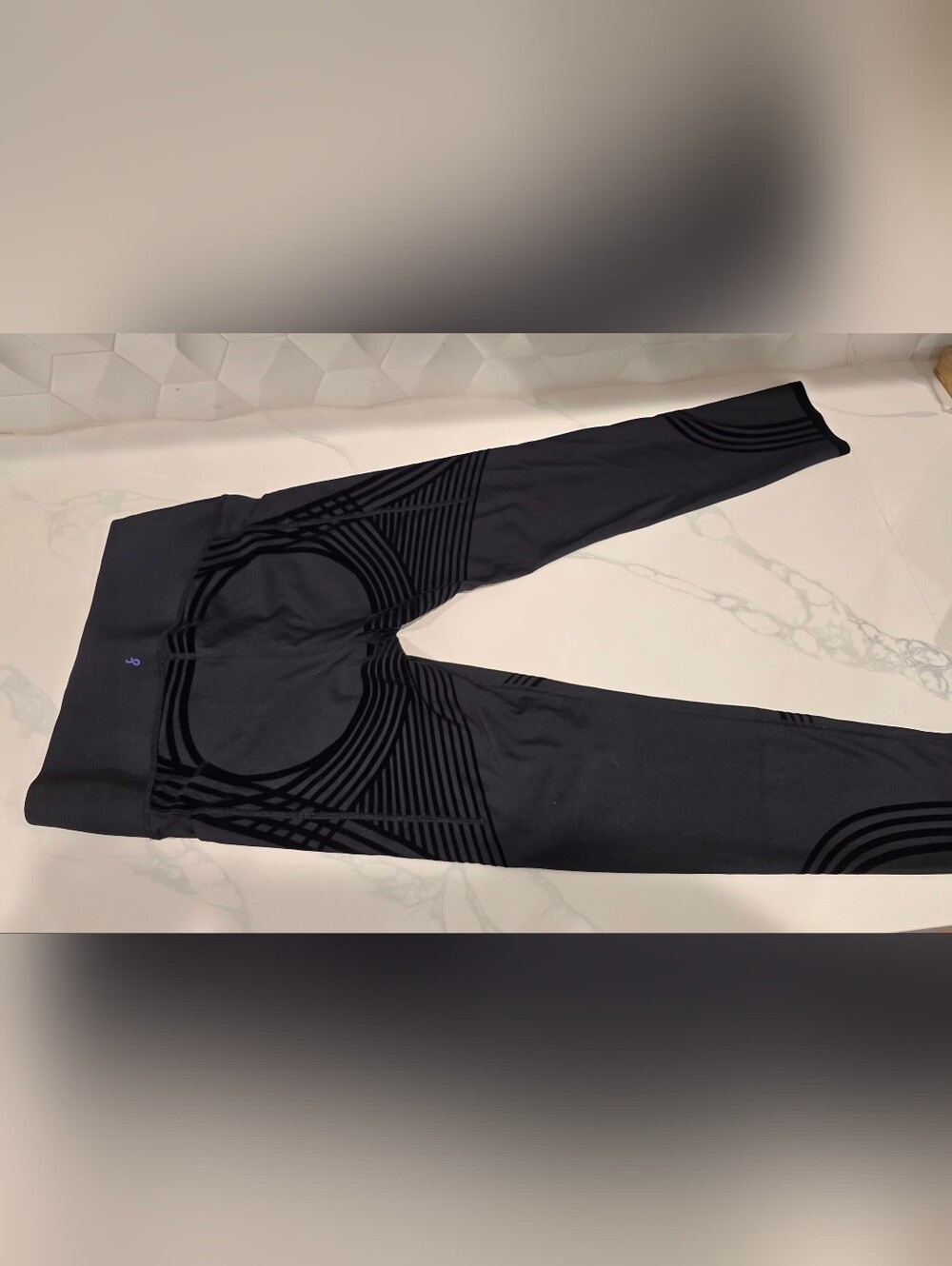 Fanka Black Compression 7/8 Leggings, Ver. 1.0, W/pockets Sz 12-14 (Fanka 10/XL) - Picture 7 of 14